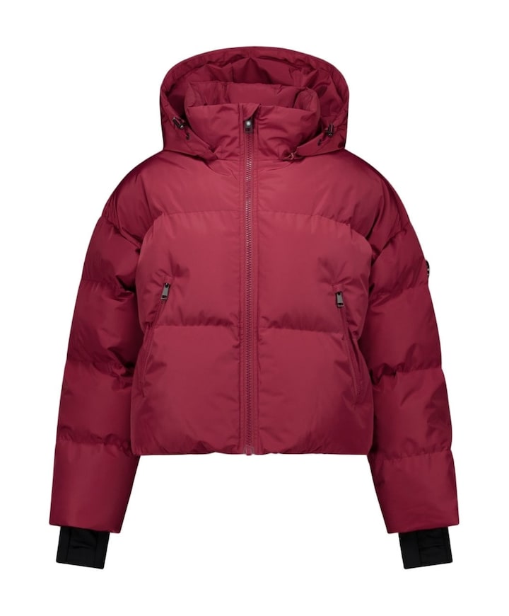 Dames ski-jas rood