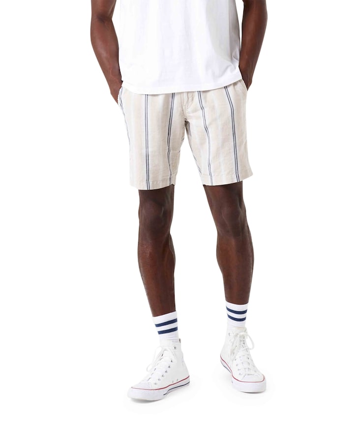E51325_men's korte broek beige