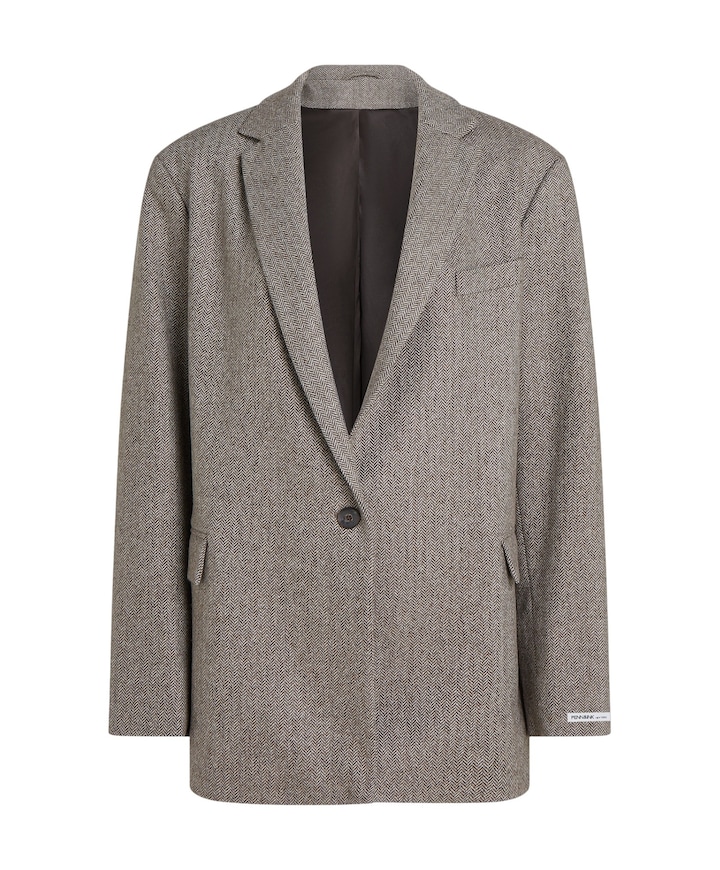 Dames blazer bruin