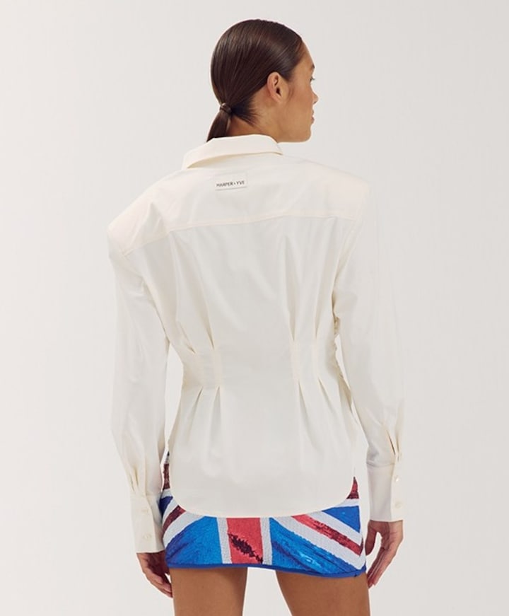 Dames blouse ecru