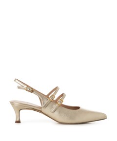 Inazar slingbacks goud