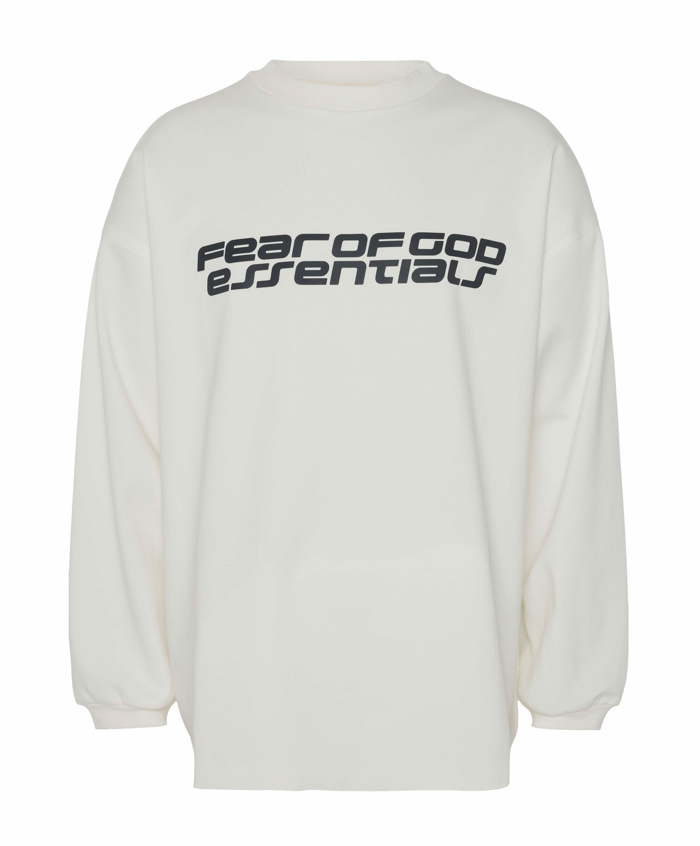 Heren longsleeve ecru