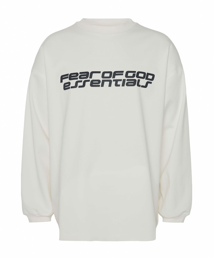 Heren longsleeve ecru