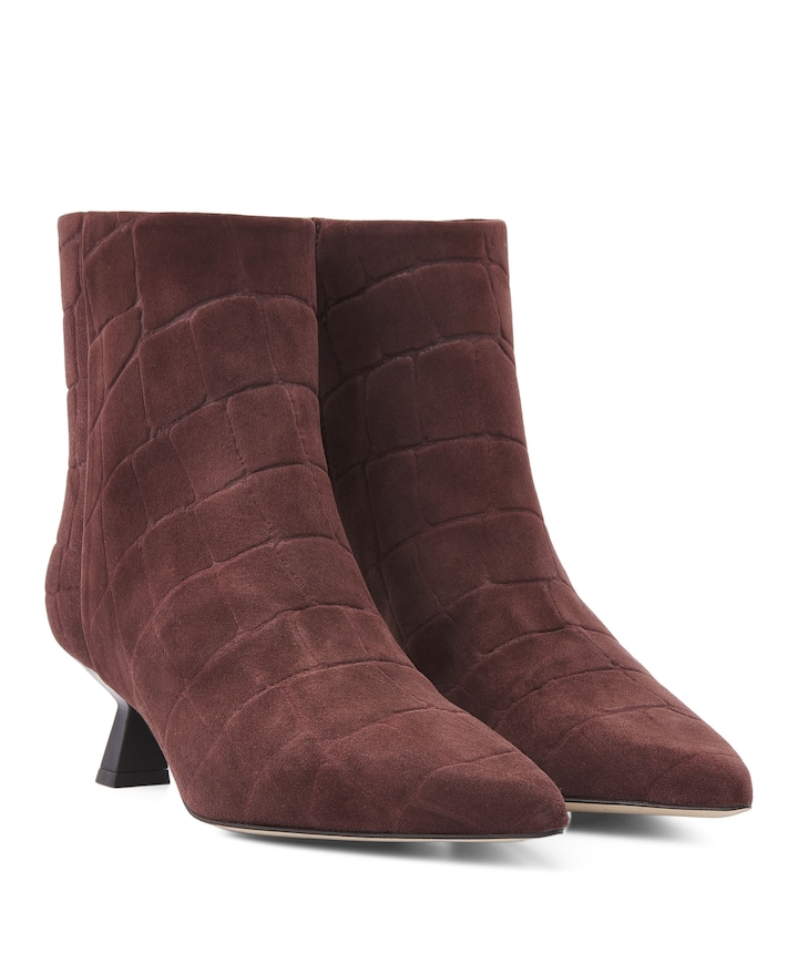 Suzy Franky dames enkellaarzen bordeaux