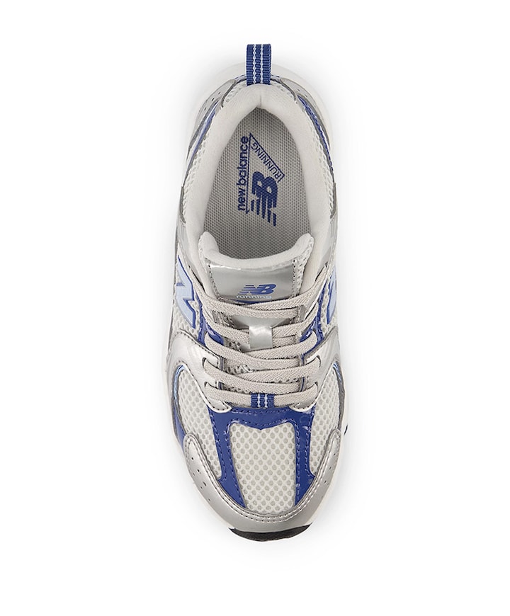 530 bungee lace uniseks sneakers  zilver