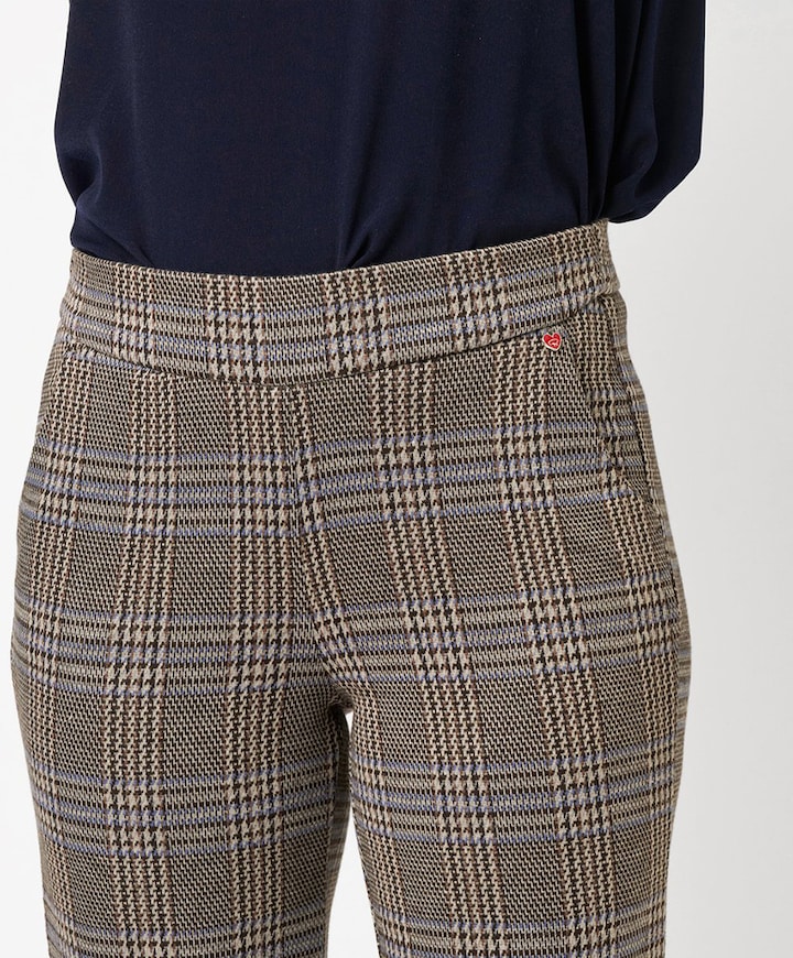 Scarlet Wide Leg dames broek beige