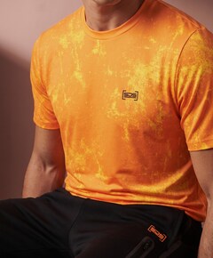 Heren t-shirt oranje