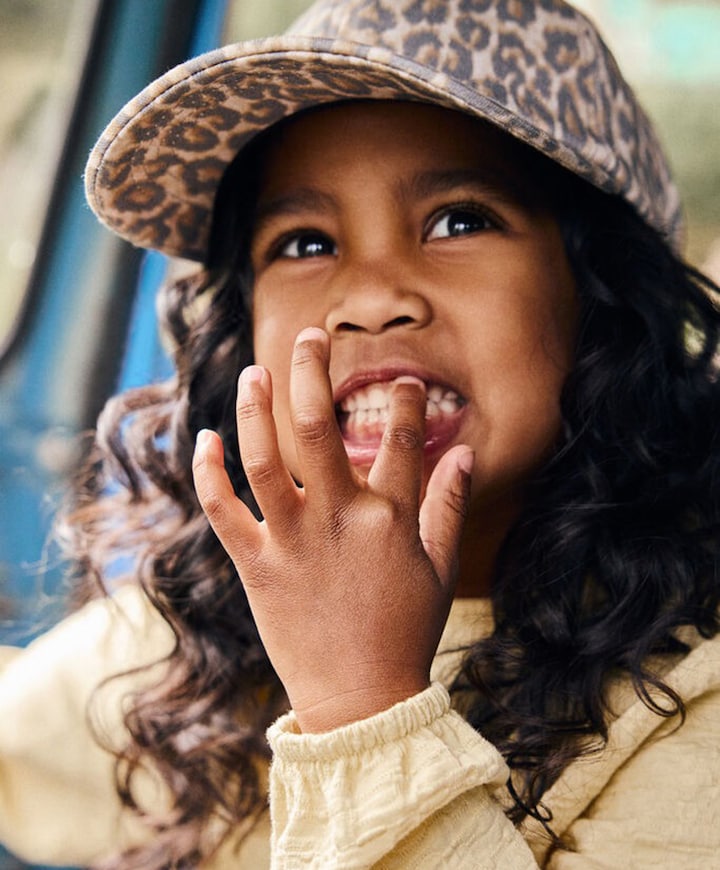 Meisjes hoofdaccessoire beige