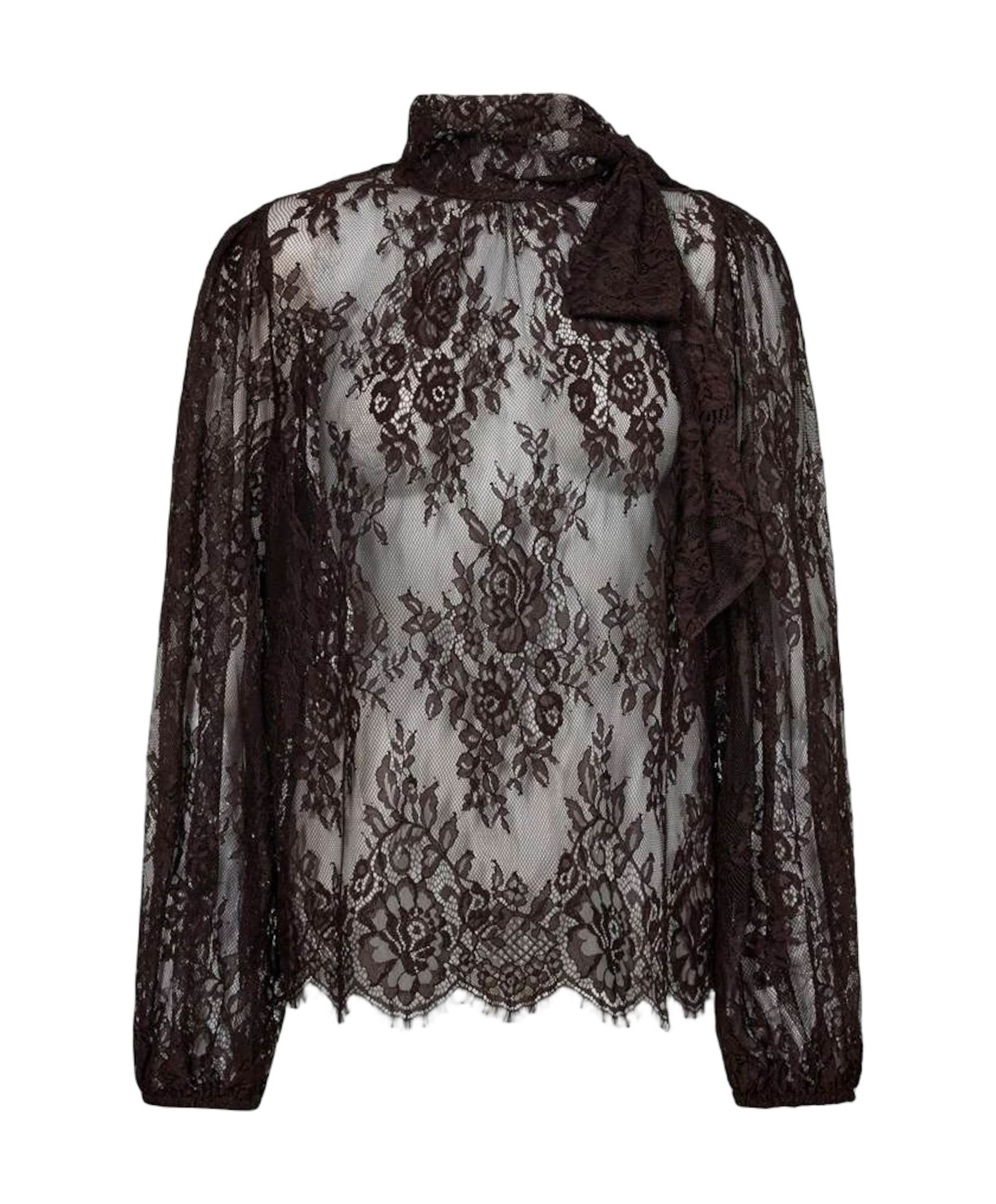 Dames blouse bruin