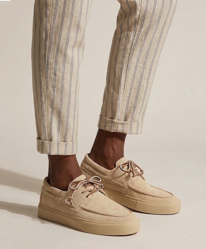 Ruby Agwe heren moccasins beige