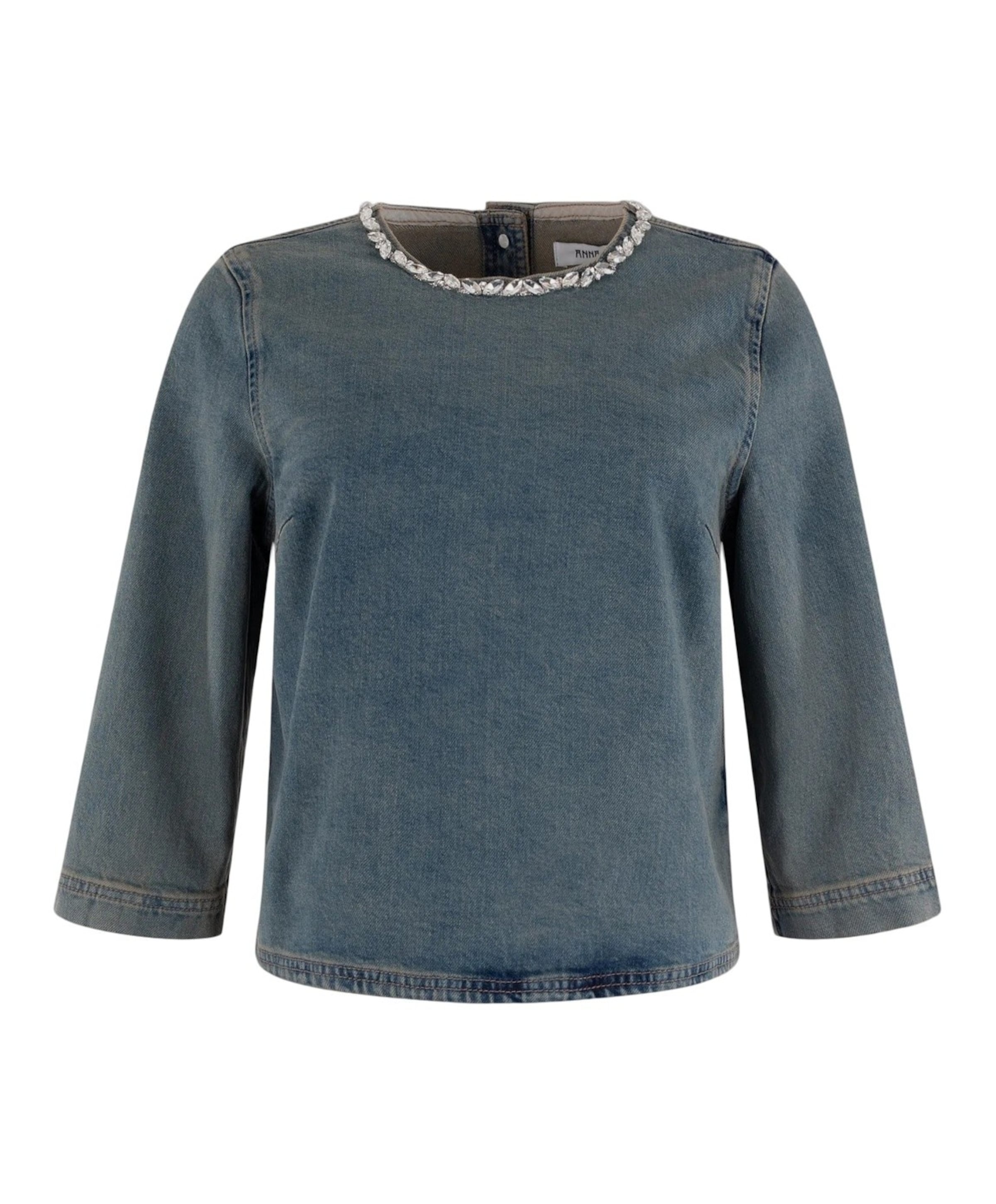 Dames blouse blauw