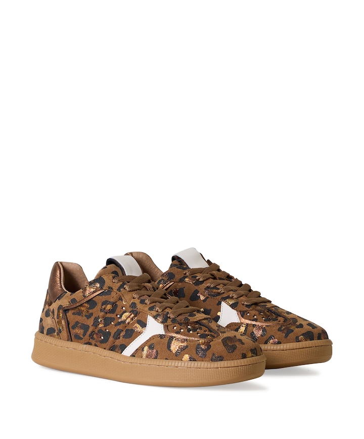 Mirabel dames sneakers bruin