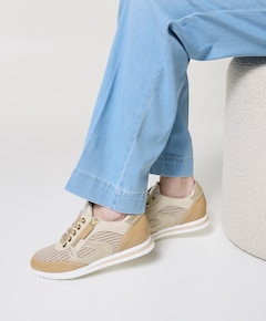 dames sneakers beige