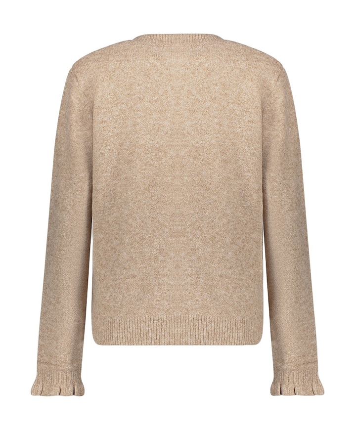 Dames vest beige