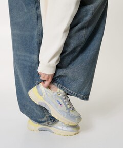 HYPERWAY LOW WOM dames sneakers zilver