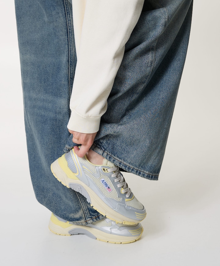 HYPERWAY LOW WOM dames sneakers zilver