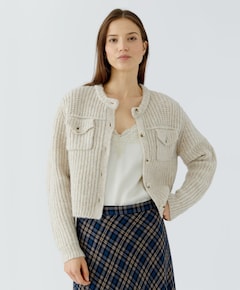 Dames vest beige