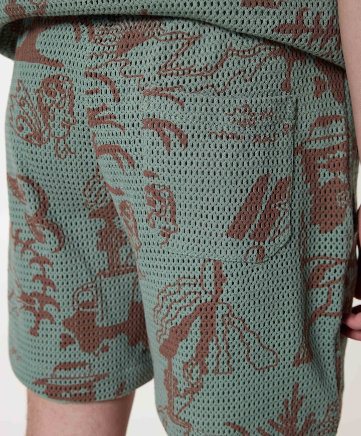 Poplan porto shorts groen