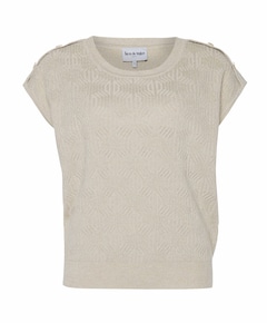 Dames top beige