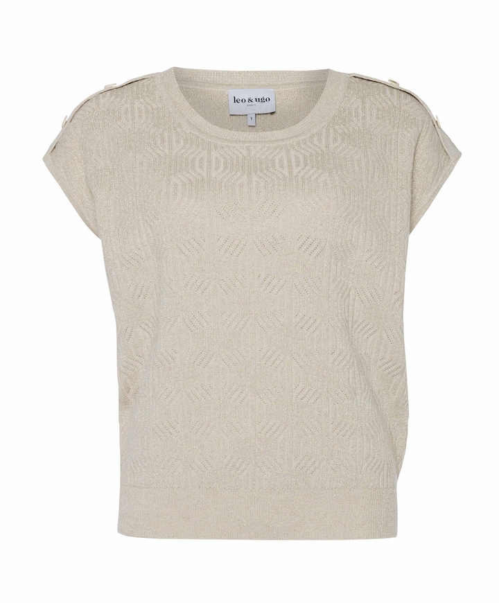 Dames top beige
