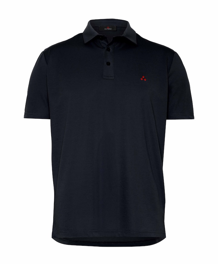 Heren polo blauw