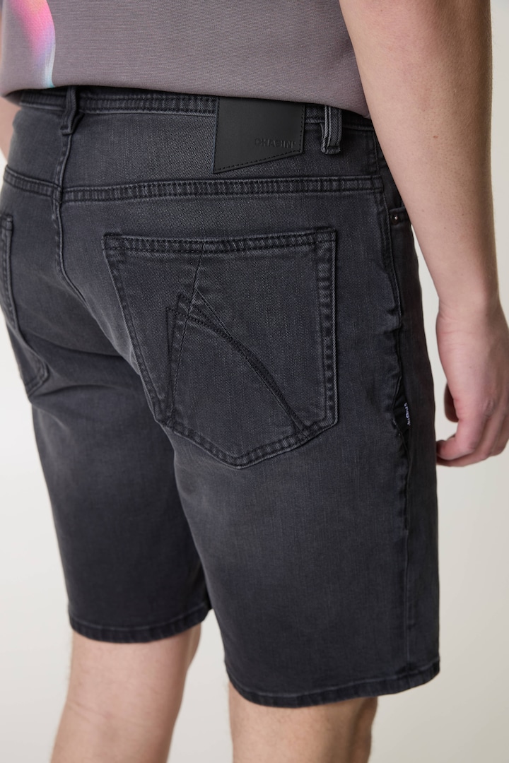 EVAN.S ASH heren korte broek zwart