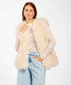 Dames gilet ecru