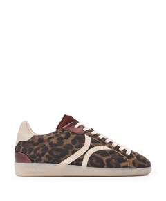 Nilla Khloe dames sneakers bruin