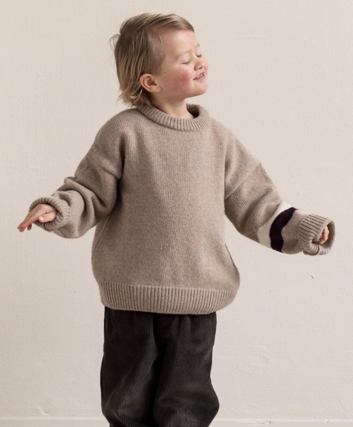 Jongens trui beige