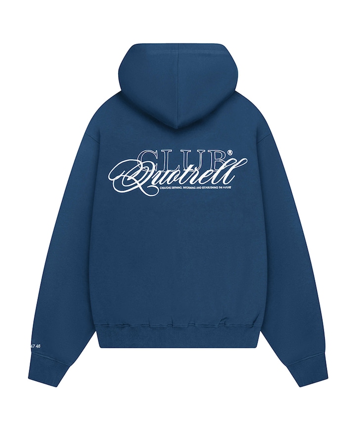 Heren hoodie blauw