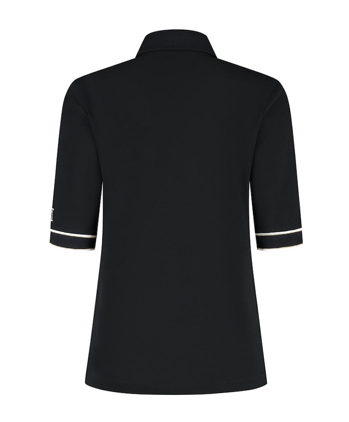 Dames polo zwart