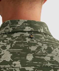 Heren polo korte mouw groen