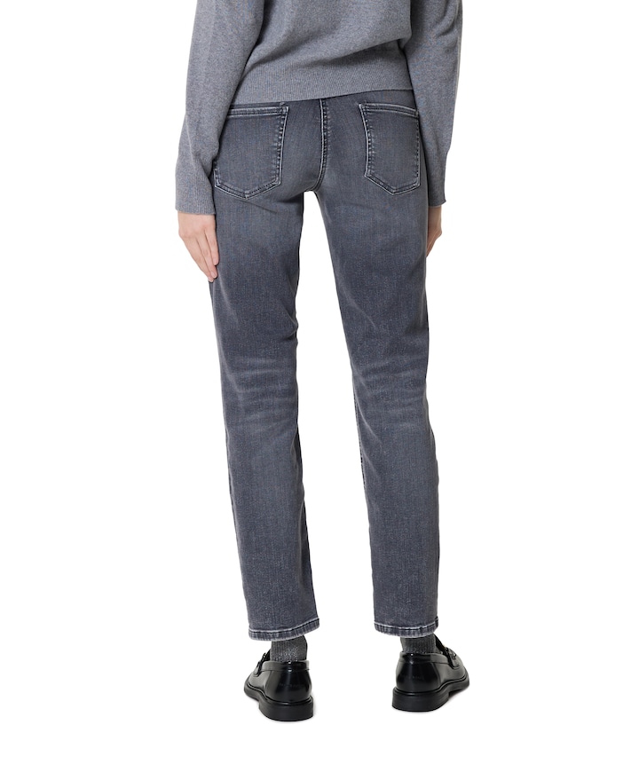 Piper cropped jeans grijs