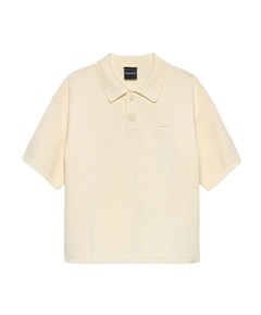 Jongens polo beige
