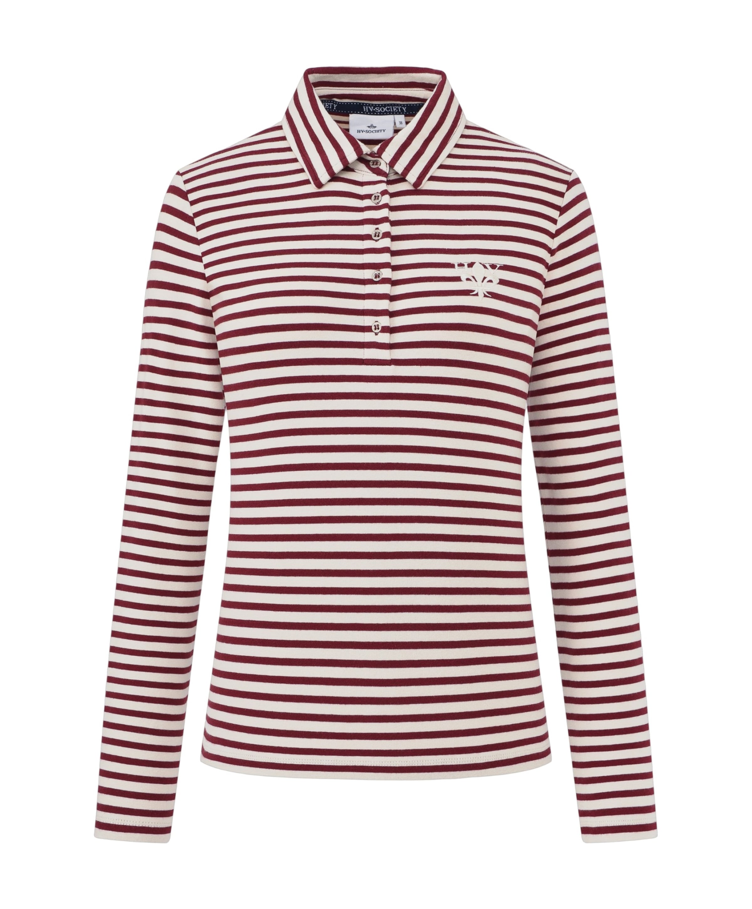 Dames polo bordeaux