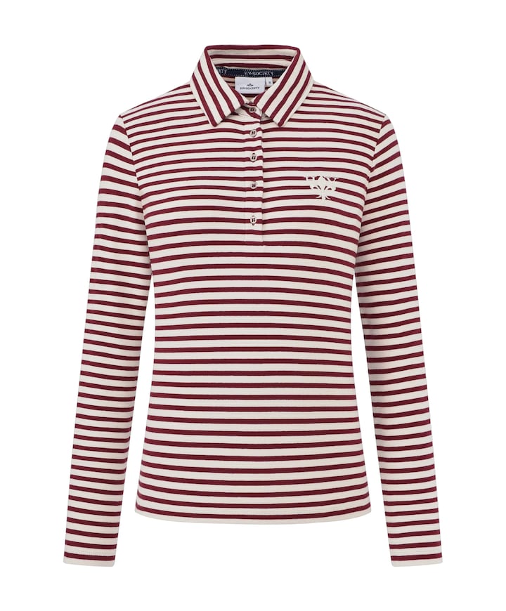 Dames polo bordeaux
