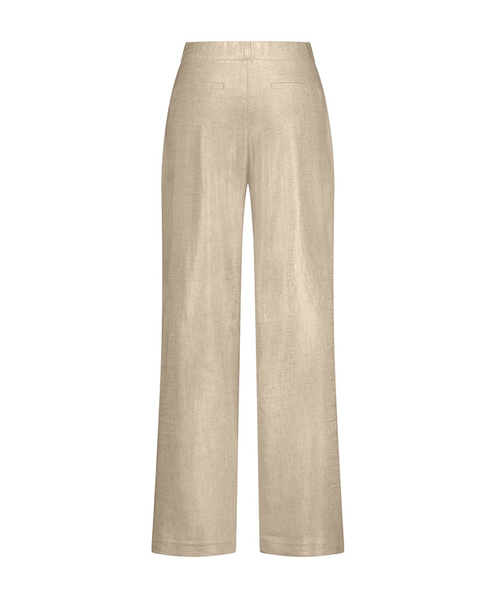 Riley gold linen broek goud