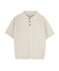 Jongens polo ecru