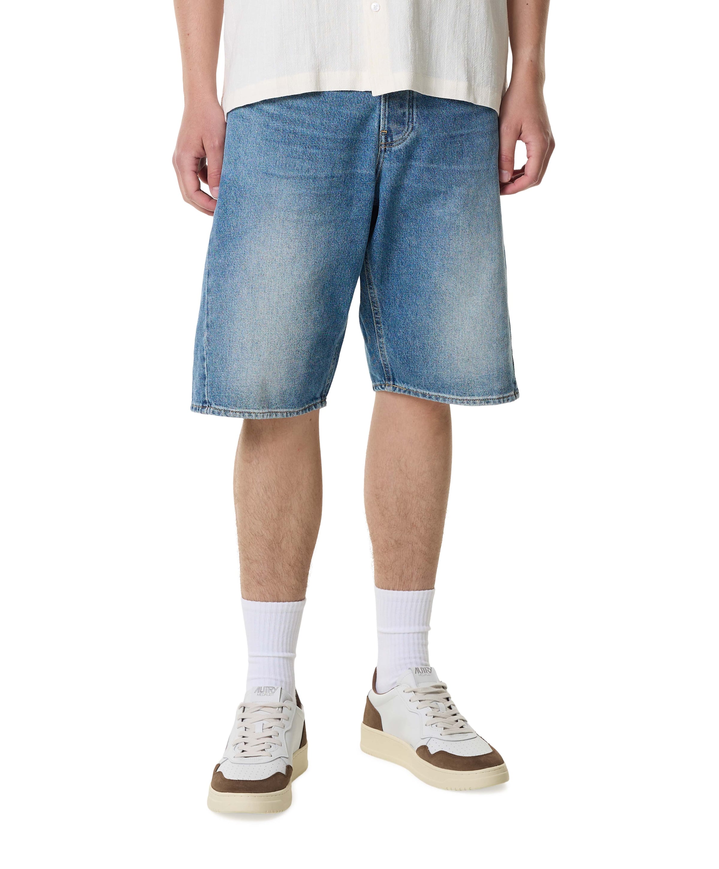 Denim Shorts heren broek blauw