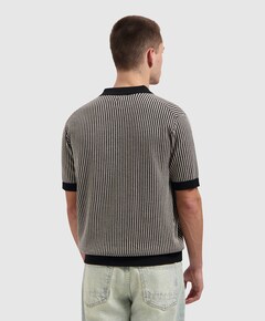 Heren polo zwart
