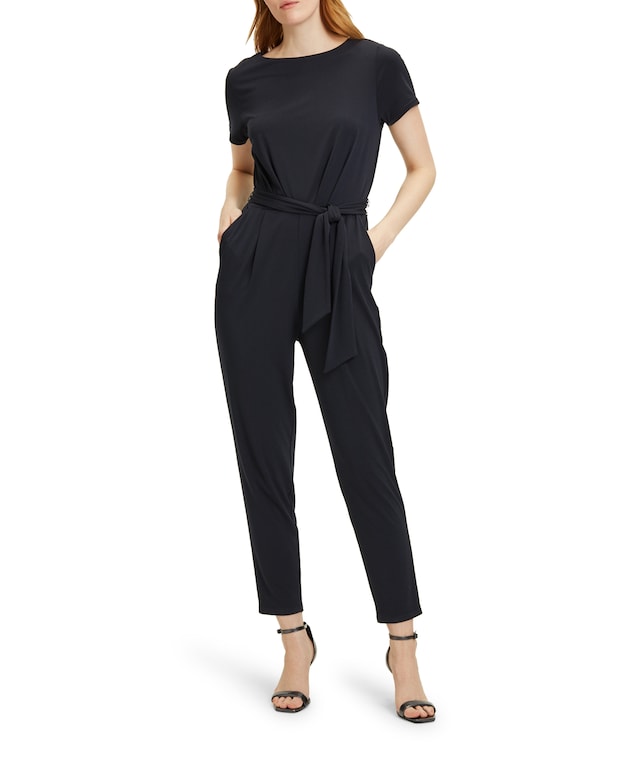 Overall Lang 1/2 Arm jumpsuit blauw