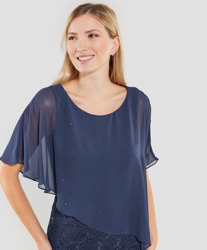 Dames jurk blauw