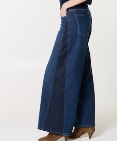 WIDE dames jeans blauw