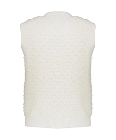 Dames gilet ecru