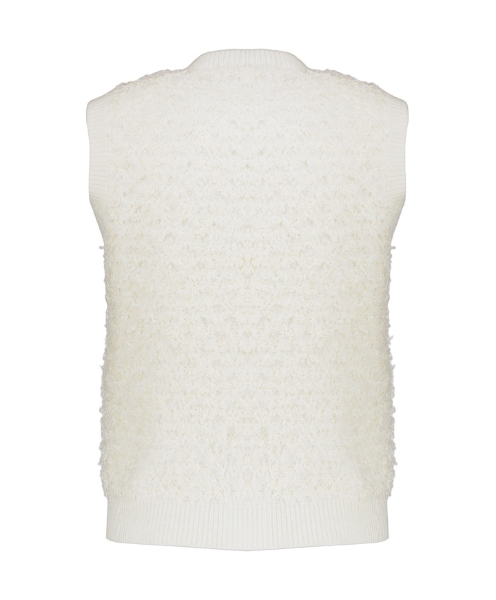 Dames gilet ecru
