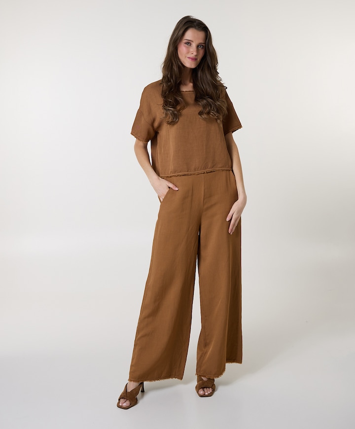 dames pantalon bruin