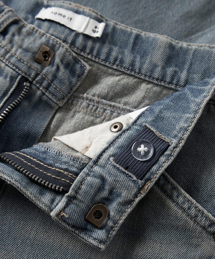 NKMRYAN REG DNM BERMUDA 3550-OZ H jongens korte broek blauw