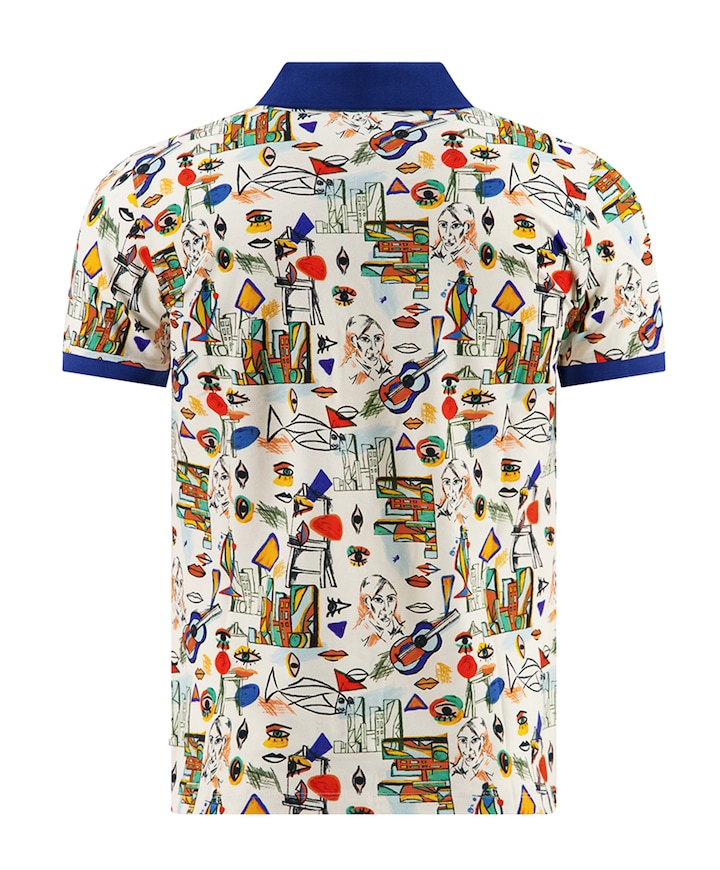 Heren polo multicolor