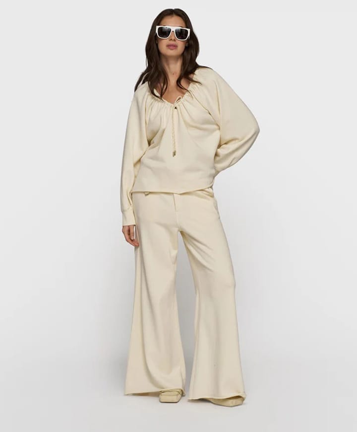 Dames sweater ecru