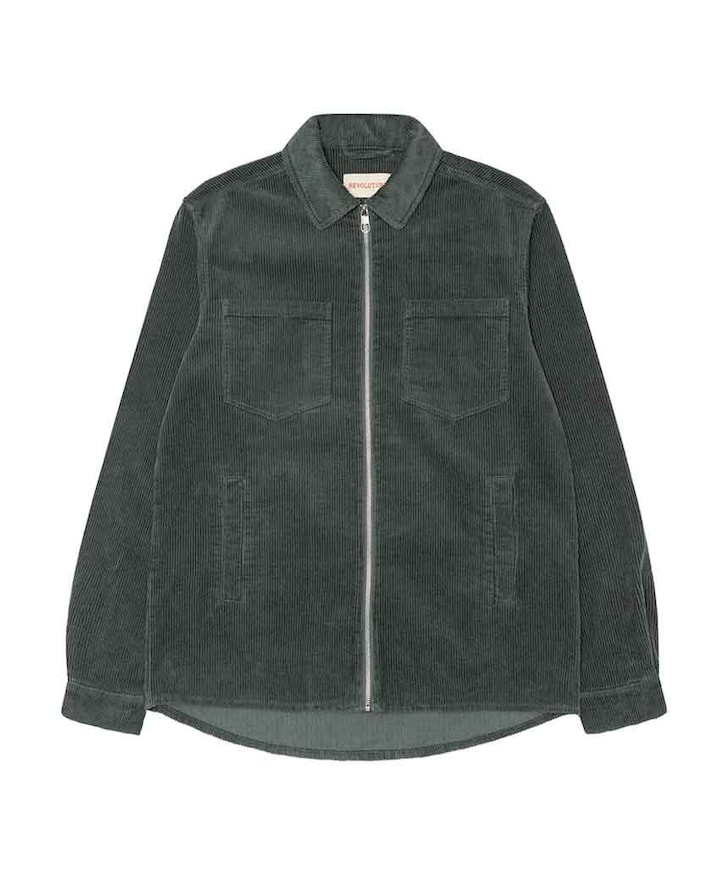 Heren overshirt groen